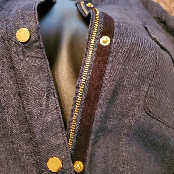 Blue Linen Jacket - Picture 2 of 8